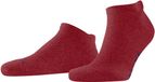 FALKE Keep Warm kort eenkleurig wol sneakersokken enkelsokken unisex rood - maat 35-36