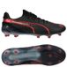 PUMA King Ultimate FG/AG - Noir/Rosso Corsa ÉDITION LIMITÉE, pointure 40½