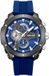 Police ILG of Switzerland AG Chronograaf Wyvern Heren Polshorloge Blauw Siliconen Band 53mm