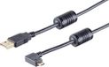 1x 1aTTack.de USB-A haakse kabel, Micro-B, 2.0, 90° rechts, 1m