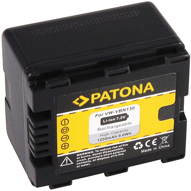 Patona Panasonic VW-VBN130 accu