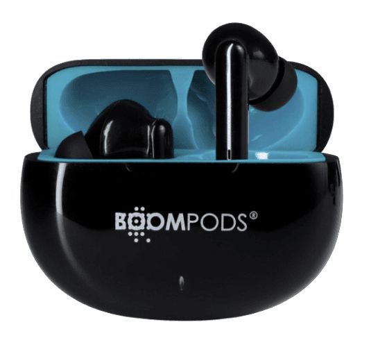 Boompods Tide Skim TWS - Draadloze hoofdtelefoon - Zwart