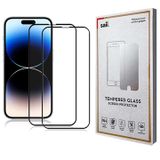 Saii iPhone 15 Pro Max Protecteur d'écran 3D Premium - 2 Pièces