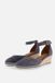 Tamaris - Dames - Hoge hakken - Blauw - Textiel - Sleehak - Maat 41