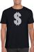 Bellatio Decorations Shoppartners Bv Zilveren dollar Gangster T-shirt Zwart Heren M