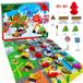 Merkloos Calendrier de l'Avent pour enfants - 24 jours de surprises avec des voitures et des accessoires