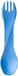Human Gear gobites bio - herbruikbaar - bestek - spork - light blue - campingbestek