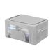 Kast met dubbel scharnier, 40 x 20 x 30 cm, grijs