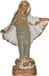 Merkloos Maria Lourdes beeldje - biddend - 7 cm - polystone - religieuze beelden