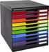Exacompta Ladenbox MODULO A4 - 10 gelsoten laden EcoBlack - Harlekijn - 302798D