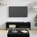 Maison Exclusive - Meuble TV, 100 x 36,5 x 30,5 cm, noir, aspect chêne