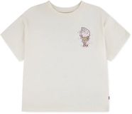 Levi's® Kids Just Chilling T-shirt Korte Mouwen Wit Meisjes