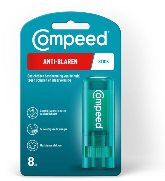 Compeed Anti-Blaren Stick - 8 mg - Helpt blaren en irritatie voorkomen