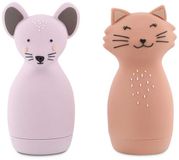 Trixie Badspeelgoed Sproeiende Dieren Mrs. Cat & Mrs. Mouse – 2 Stuks
