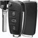 Audi Housse de clé pour voiture, télécommande, compatible avec A3, A4, A6, A8, Q3, Q5, Q7, TT