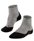 FALKE Heren Wandelsokken TK5 Wander Short M Sso wol functioneel materiaal anti-blaar dun 1 paar, Grijs Light Grey 3403, 46-48