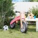 vidaXL Loopfiets voor kinderen roze