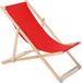 GreenBlue Houten ligstoel strandstoel beukenhout rood