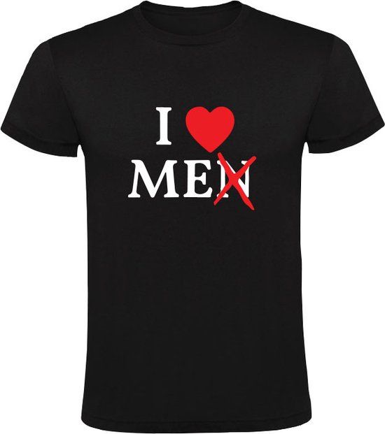 Sol's I love me Heren T-shirt - Zwart - 5XL