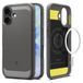 Spigen Rugged Armor MagSafe Case voor Apple iPhone 17 - Grijs