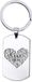 Icecat Porte-clés Inox - I Love You