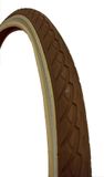 Deli Tire Buitenband 28 Inch 47-622 Bruin/Creme met Reflectie voor Stadsfiets