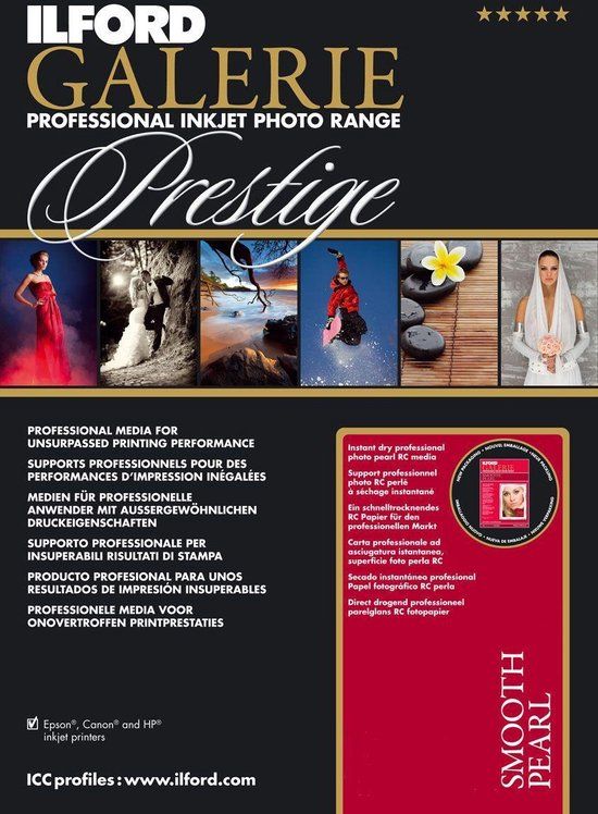 Ilford Prestige Smooth Pearl A2 25 vel 310 gram - Fotopapier