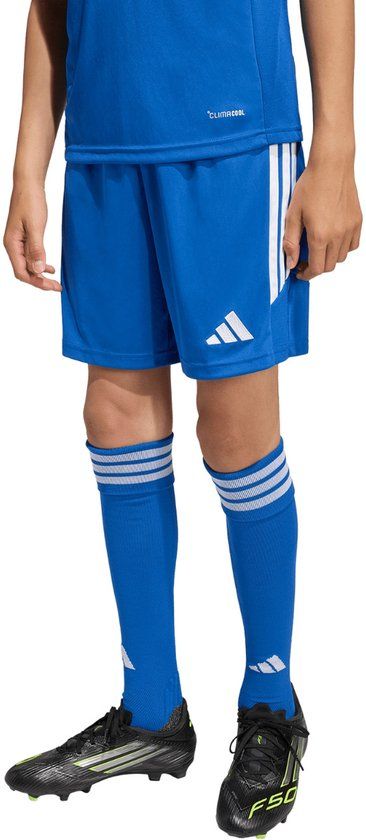 adidas Short Kinderen Tiro 26 League Blauw - Maat 116cm