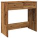 vidaXL Bureau 80x40x75 cm bois composite couleur bois vieilli