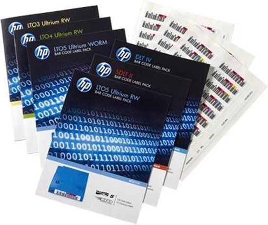 Hewlett Packard Enterprise Q2014A label voor opslagmedia 100 stuk(s) Zelfklevend label