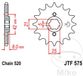 JT Sprockets JTF575.13 13T stalen voortandwiel