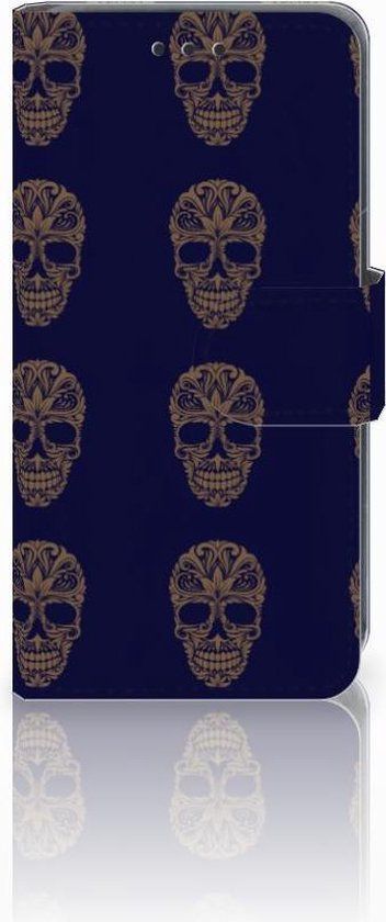 B2Ctelecom TPU Hoesje Flowers Blue voor Samsung Galaxy A60 - B2Ctelecom
