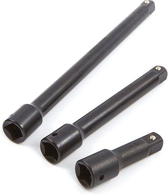 HBM 3 Delige 1/2" Verlengstukkenset Voor Krachtdoppen