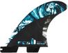 FCS Mayhem PC Carbon Tri Surf Vin Bleu MD