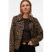 VERO MODA jas met panterprint - bruin