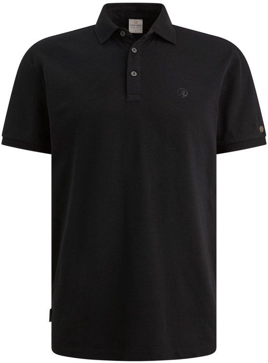 Cast Iron Short Sleeve Polo Slim Fit Fine Pi