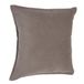 Atmosphera Bank/sierkussens huiskamer Sophia - 45 x 45 cm - taupe - polyester - met rits