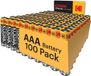 Kodak XTRALIFE Alkaline batterij AAA 100 pack