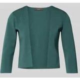Vera Mont Gebreide damesbolero met lange mouwen, groen, L