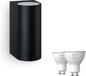 Philips Hue Nightingale Wandlamp voor Buiten Up & Down (Noir)