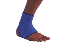 Rekordsan Enkelgewricht, Elastisch, Verstelbaar, Kleur Blauw, Maat 2