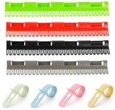 Merkloos Sokkenhouders voor wasrek - 8 stuks - Antislip functie - Vier kleuren