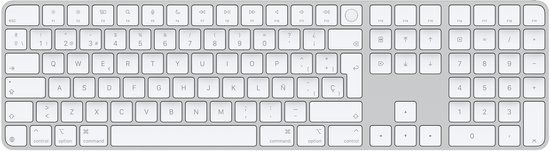 Apple Magic toetsenbord Universeel USB + Bluetooth QWERTY Spaans Wit