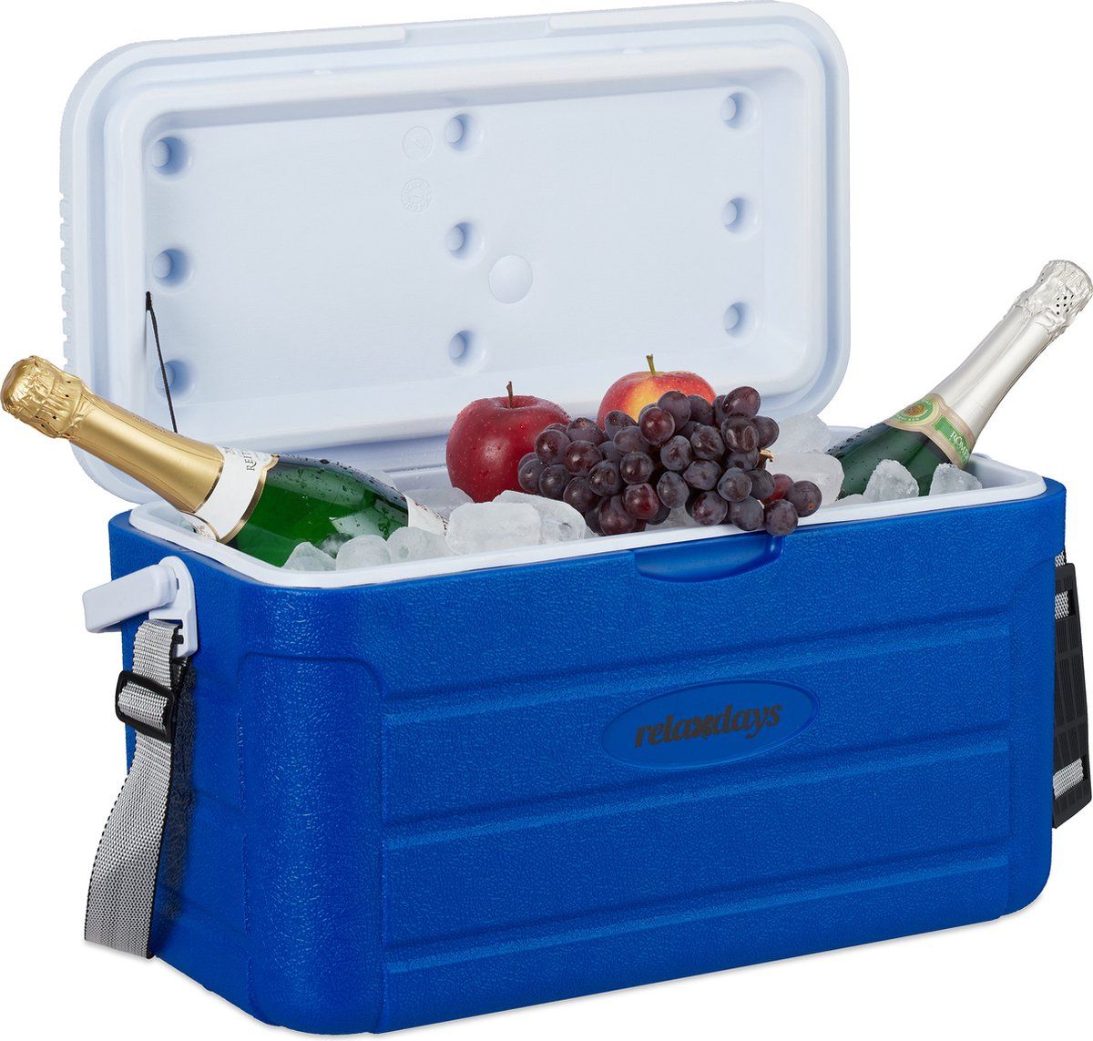 Merkloos / Sans marque Relaxdays koelbox 20 l, blauw