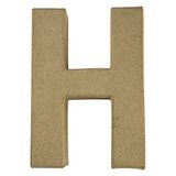 Rayher Papiermaché Letter H FSC Gerecycled 100% 15x10,5x3cm