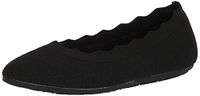 Skechers Cleo 2.0 Love Spell ballerina's voor dames, Zwart gebreid, 37.5 EU