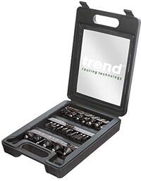 Trend 24-delige routerbit starterset - 1/4 inch schacht