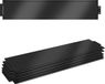 UISEBRT Zwarte metalen graskant, 20 meter, metalen border voor bloembedden, stevige graskant voor tuin, border, hoogte 15 cm