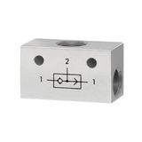 RIEGLER ODER-14 ventiel, 3 x G 1/4 aluminium