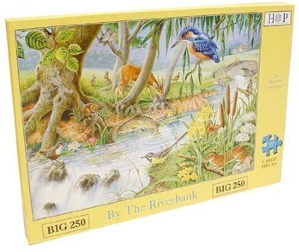 House Of Puzzles By The Riverbank Puzzel 250 Stukjes XL